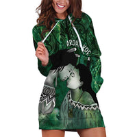 New Zealand Aroha Koe Mama Hoodie Dress Maori Hongi - Pounamu