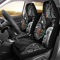 Kia Hara Te reo Maori Car Seat Cover Manaia Moko Pattern LT7 - Polynesian Pride