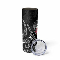 Kia Hara Te reo Maori Skinny Tumbler Manaia Moko Pattern LT7 - Polynesian Pride