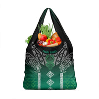 Aotearoa Maori Iwi Heritage Grocery Bag Ngai Tahu Pounamu Green LT7 1-pack One Size Jade Green - Polynesian Pride