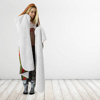 Cook Islands ANZAC Day Personalised Hooded Blanket with Poppy Field LT9 - Polynesian Pride