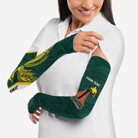 Personalised PNG Jiwaka Province Arm Sleeves Bird of Paradise Tattoo Flag Motif LT9 - Polynesian Pride