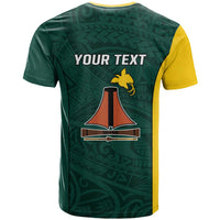 Personalised PNG Jiwaka Province T Shirt Bird of Paradise Tattoo Flag Motif LT9 - Polynesian Pride