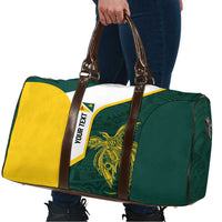 Personalised PNG Jiwaka Province Travel Bag Bird of Paradise Tattoo Flag Motif - Polynesian Pride