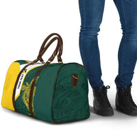 Personalised PNG Jiwaka Province Travel Bag Bird of Paradise Tattoo Flag Motif - Polynesian Pride