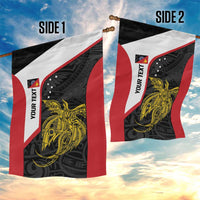 Personalised PNG Sandaun Province Garden Flag Bird of Paradise Tattoo Flag Motif LT9 - Polynesian Pride