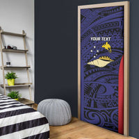 Personalised PNG West New Britain Province Door Cover Bird of Paradise Tattoo Flag Motif LT9 - Polynesian Pride
