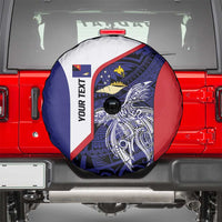 Personalised PNG West New Britain Province Spare Tire Cover Bird of Paradise Tattoo Flag Motif LT9 - Polynesian Pride