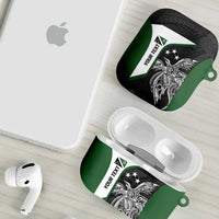 Personalised PNG Western Highlands Province AirPods Case Bird of Paradise Tattoo Flag Motif LT9 - Polynesian Pride
