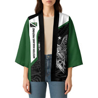 Personalised PNG Western Highlands Province Kimono Bird of Paradise Tattoo Flag Motif LT9 - Polynesian Pride
