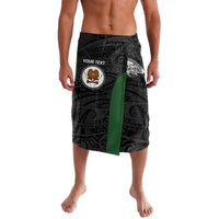 Personalised PNG Western Highlands Province Lavalava Bird of Paradise Tattoo Flag Motif LT9 Green - Polynesian Pride