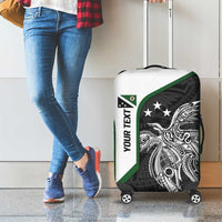 Personalised PNG Western Highlands Province Luggage Cover Bird of Paradise Tattoo Flag Motif LT9 - Polynesian Pride