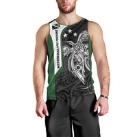 Personalised PNG Western Highlands Province Men Tank Top Bird of Paradise Tattoo Flag Motif LT9 - Polynesian Pride