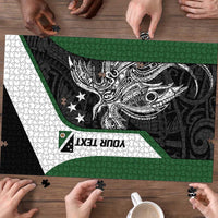 Personalised PNG Western Highlands Province Puzzle Bird of Paradise Tattoo Flag Motif LT9 - Polynesian Pride
