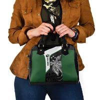 Personalised PNG Western Highlands Province Shoulder Handbag Bird of Paradise Tattoo Flag Motif LT9 - Polynesian Pride