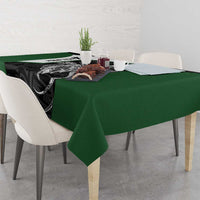 Personalised PNG Western Highlands Province Tablecloth Bird of Paradise Tattoo Flag Motif - Polynesian Pride