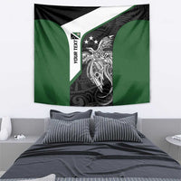 Personalised PNG Western Highlands Province Tapestry Bird of Paradise Tattoo Flag Motif LT9 - Polynesian Pride