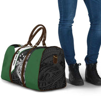 Personalised PNG Western Highlands Province Travel Bag Bird of Paradise Tattoo Flag Motif - Polynesian Pride