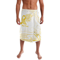 Be Bold Go Gold Polyneisan Ribbon Childhood Personalised Lavalava