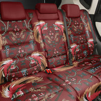 Oxblood Bird of Batik Papua Back Car Seat Cover Exotic Natural Wealth of Papua LT9 - Polynesian Pride