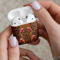 Terracotta Bird of Batik Papua AirPods Case Exotic Natural Wealth of Papua - Polynesian Pride