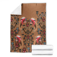 Terracotta Bird of Batik Papua Blanket Exotic Natural Wealth of Papua - Polynesian Pride