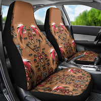 Terracotta Bird of Batik Papua Car Seat Cover Exotic Natural Wealth of Papua LT9 - Polynesian Pride