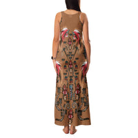 Terracotta Bird of Batik Papua Family Matching Tank Maxi Dress and Hawaiian Shirt Exotic Natural Wealth of Papua LT9 - Polynesian Pride