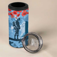 FSM Verterans Day 4 in 1 Can Cooler Tumbler Their Lives Your Freedom LT9 - Polynesian Pride