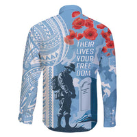 FSM Verterans Day Family Matching Tank Maxi Dress and Hawaiian Shirt Their Lives Your Freedom LT9 - Polynesian Pride