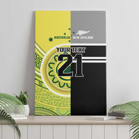 Custom Cricket AUNZ Spirit Canvas Wall Art Aussie New Zealand Retro Edition LT9 - Polynesian Pride