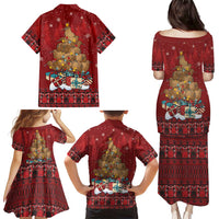 Funny Kiwi Bird Xmas Tree Family Matching Puletasi and Hawaiian Shirt New Zealand Tribal Christmas Spirit LT9 - Polynesian Pride