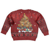 Funny Kiwi Bird Xmas Tree Kid Ugly Christmas Sweater New Zealand Tribal Christmas Spirit LT9 - Polynesian Pride