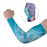 Hawaii Breadfruit Palaka Arm Sleeves Polu Maile Lei - Polynesian Pride