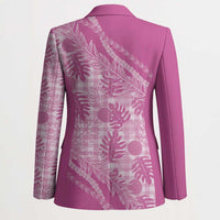 Hawaii Breadfruit Palaka Blazer Omaomao Ulaula Maile Lei - Polynesian Pride