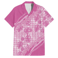 Hawaii Breadfruit Palaka Family Matching Off Shoulder Maxi Dress and Hawaiian Shirt Omaomao Ulaula Maile Lei - Polynesian Pride