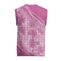 Hawaii Breadfruit Palaka Christmas Knitted V-Neck Vest Omaomao Ulaula Maile Lei LT9 - Polynesian Pride