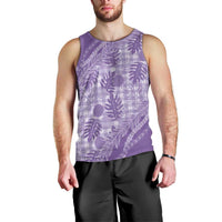 Hawaii Breadfruit Palaka Men Tank Top Poni Maile Lei - Polynesian Pride