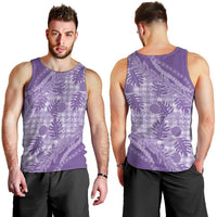 Hawaii Breadfruit Palaka Men Tank Top Poni Maile Lei - Polynesian Pride