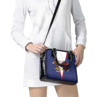 American Samoa Heart Tribal Personalized Shoulder Handbag Polynesian Patterns