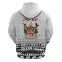 Fiji Heart Tribal Personalised Hoodie Polynesian Patterns