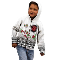 Fiji Heart Tribal Personalised Kid Hoodie Polynesian Patterns