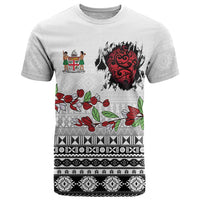 Fiji Heart Tribal Personalised T Shirt Polynesian Patterns