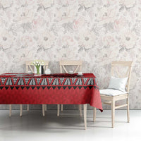 Tonga Heart Tribal Personalised Tablecloth Polynesian Patterns