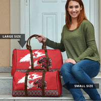 Tonga Heart Tribal Personalised Travel Bag Polynesian Patterns