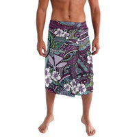 Personalised Hawaii Tribal Humpback Whale Lavalava Poni Hibiscus Seamless Pattern