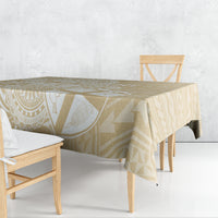 Custom Indo Fijians Tablecloth Fiji ke Hindustani Polyneisan Paisley Beige Style