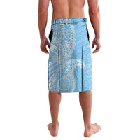 Custom Indo Fijians Lavalava Fiji ke Hindustani Polyneisan Paisley Blue Style LT9 - Polynesian Pride