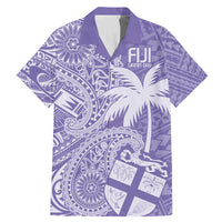 Custom Indo Fijians Family Matching Mermaid Dress and Hawaiian Shirt Fiji ke Hindustani Polyneisan Paisley Purple Style