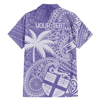 Custom Indo Fijians Hawaiian Shirt Fiji ke Hindustani Polyneisan Paisley Purple Style LT9 - Polynesian Pride